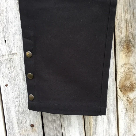 NWT Anine Bing Straight Leg Pant Cotton Stretch Black S - Picture 9 of 15